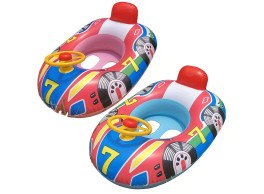 طوق سباحة للأطفال مع مقبض توجيه وبوق