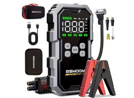 مشغل سيارات مع ضاغط هواء لاسلكي لنفخ الإطارات