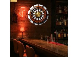 قطعة واحدة ساعة حائط مستديرة